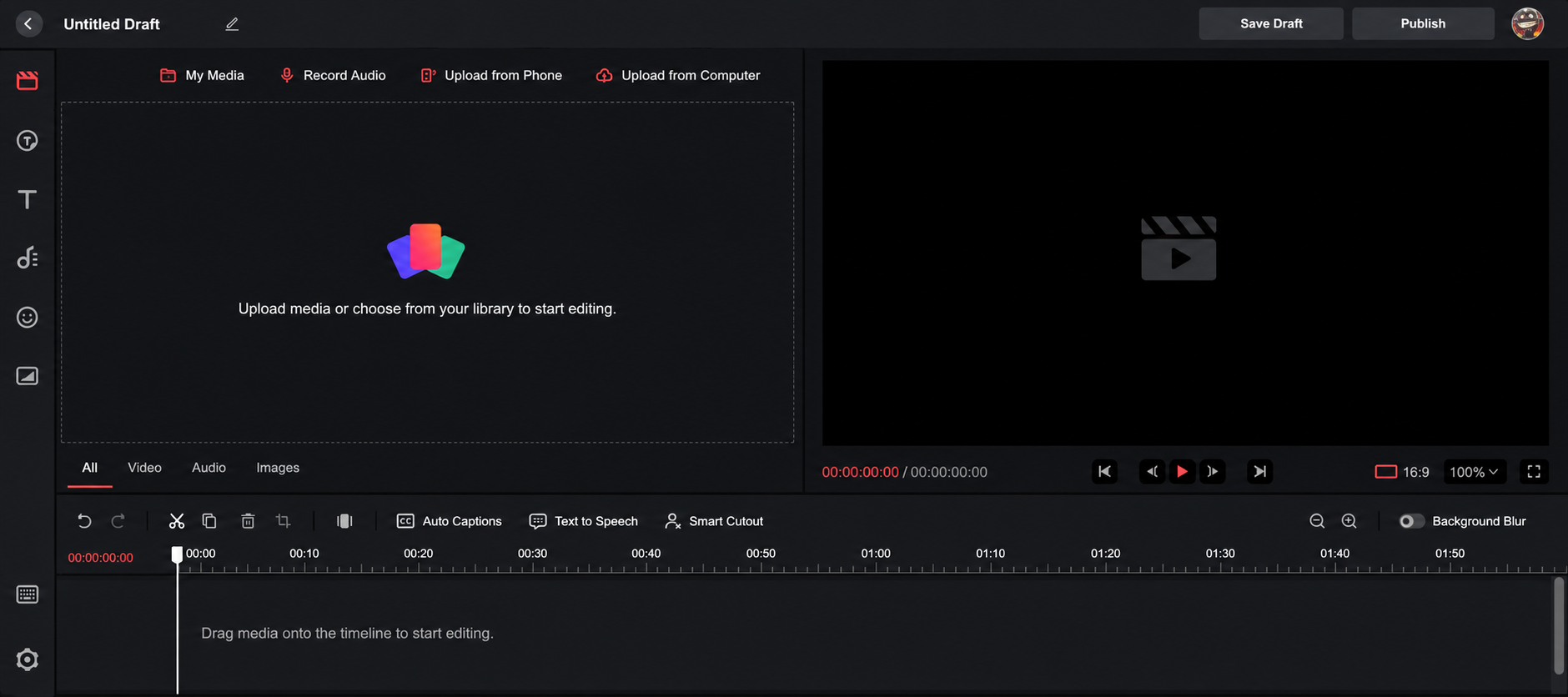 A-Cut timeline editor